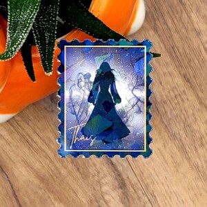 Paquete de pegatinas holográficas inspiradas en Ascended, vinilo laminado impermeable, para Kindle, teléfono y portátil.