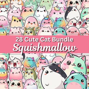 28 Squishmallows BUNDLE, cute party design, high quality png cricut file, perfect desing file, design for cricut birthday.
