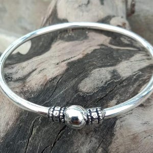 925 Sterling Silver Bangle ,Designer Bracelet Handcrafted Bracelets  Open Cuff Bracelet, Silver Minimalist Bangle, Thick Gift For Woman