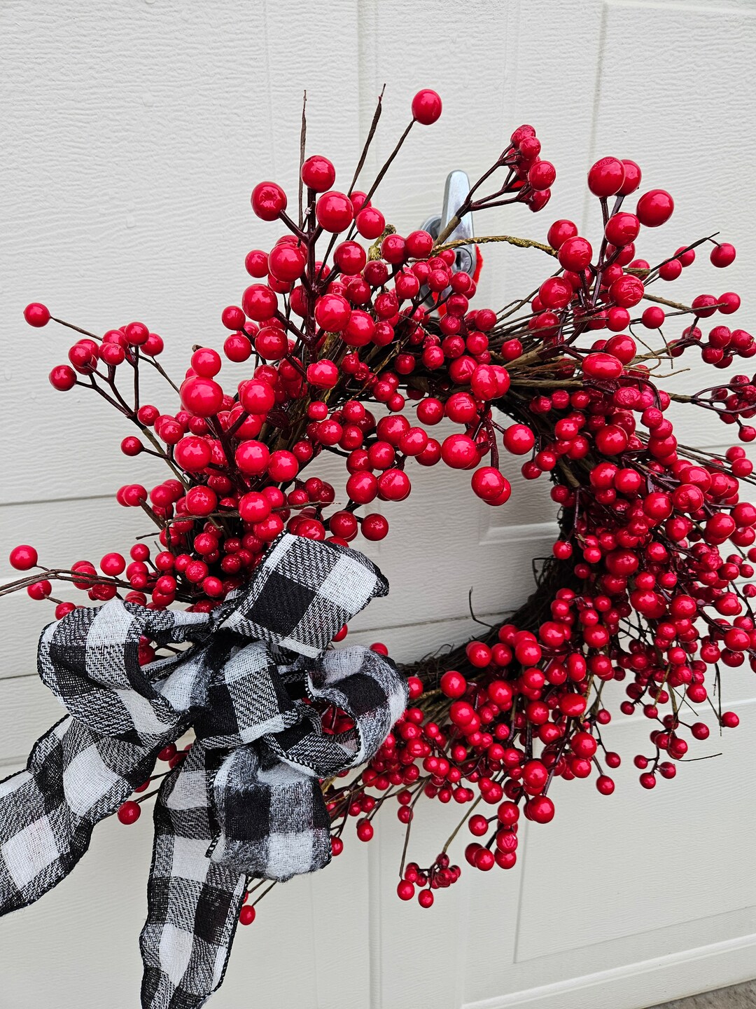 Red Berry Wreath Christmas Wreath Red Wreath Valentine Wreath - Etsy