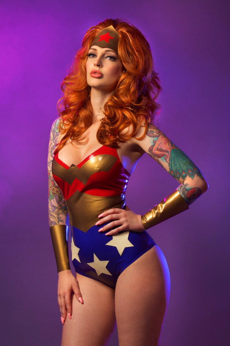 wonder woman latex Wired for sex