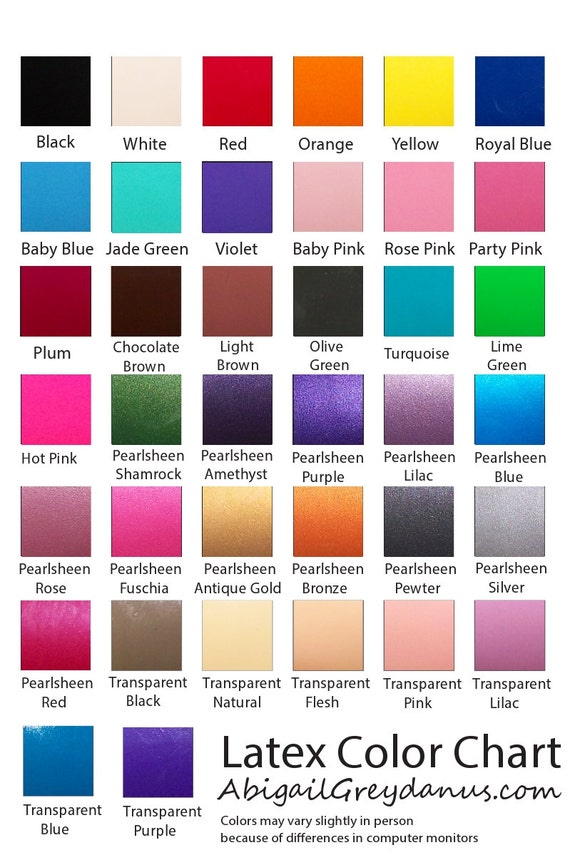 Full Shine Color Chart