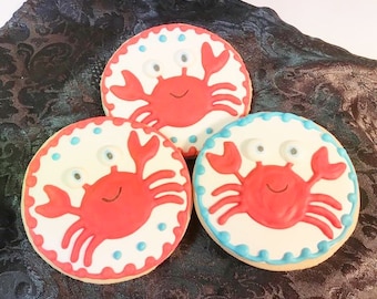 Happy Crabs cookies-FREE shipping