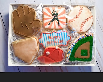 Baseball - sugar cookies