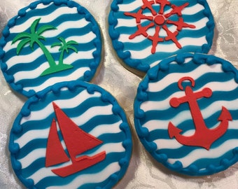 Nautical Sugar Cookies