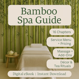 Zen Spa Guide PDF: Minimalist Spa Design, Service Menu & Branding