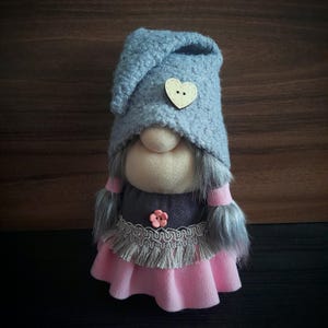 Fall female gnomes handmade large.  Cute stuffed plush soft gnome doll women birthday gift. Farmhouse gnome shelf mantel home autumn decor.