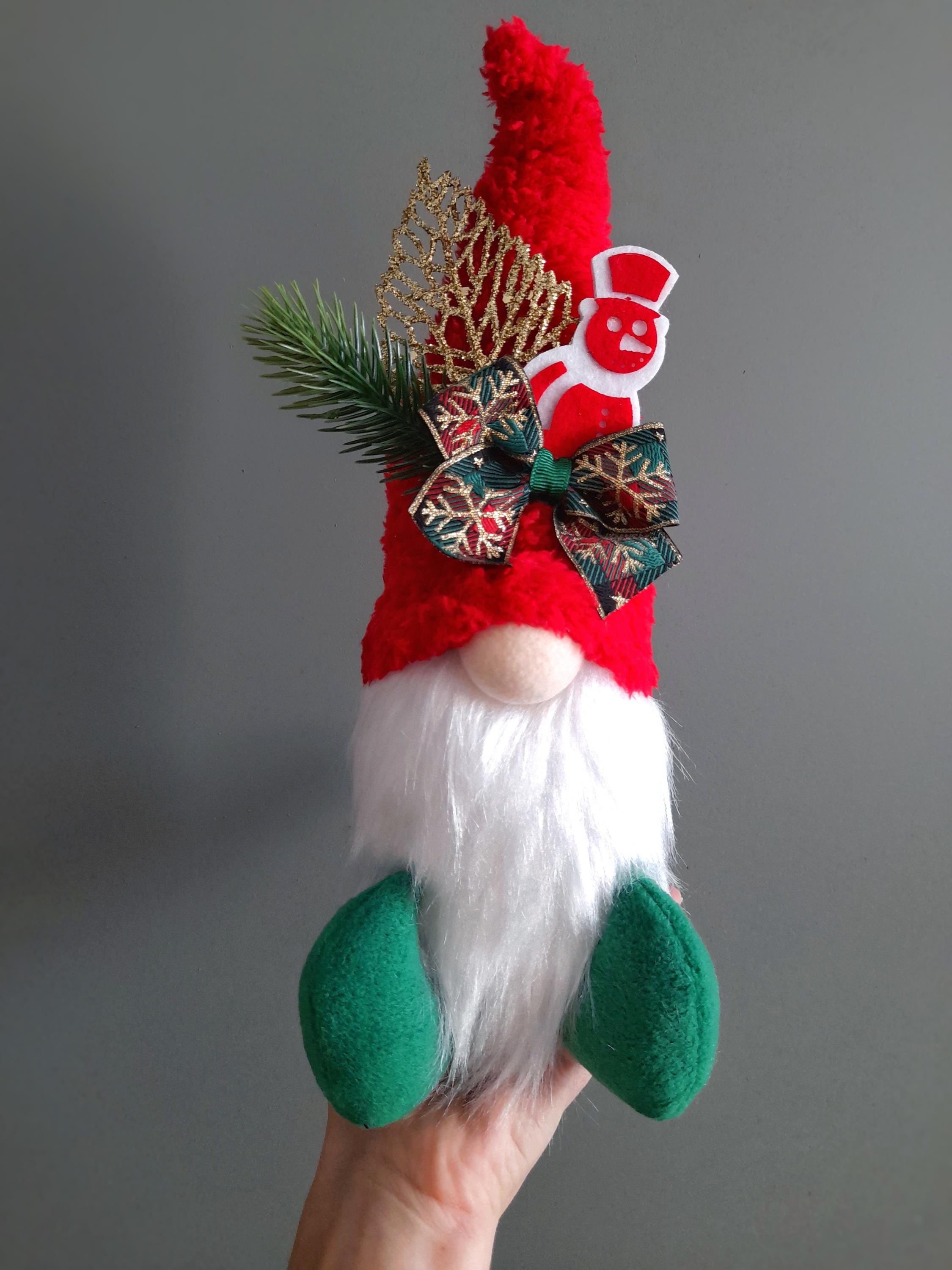 Kerstkabouter Malin H45 cm - Kerstdecoratie voor de woning