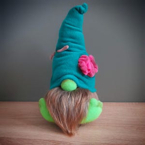 Halloween gnome handmade zombie. Large stuffed plush soft gnomes doll. Mantel decoration, tiered tray gnome. Autumn gnome shelf home decor.