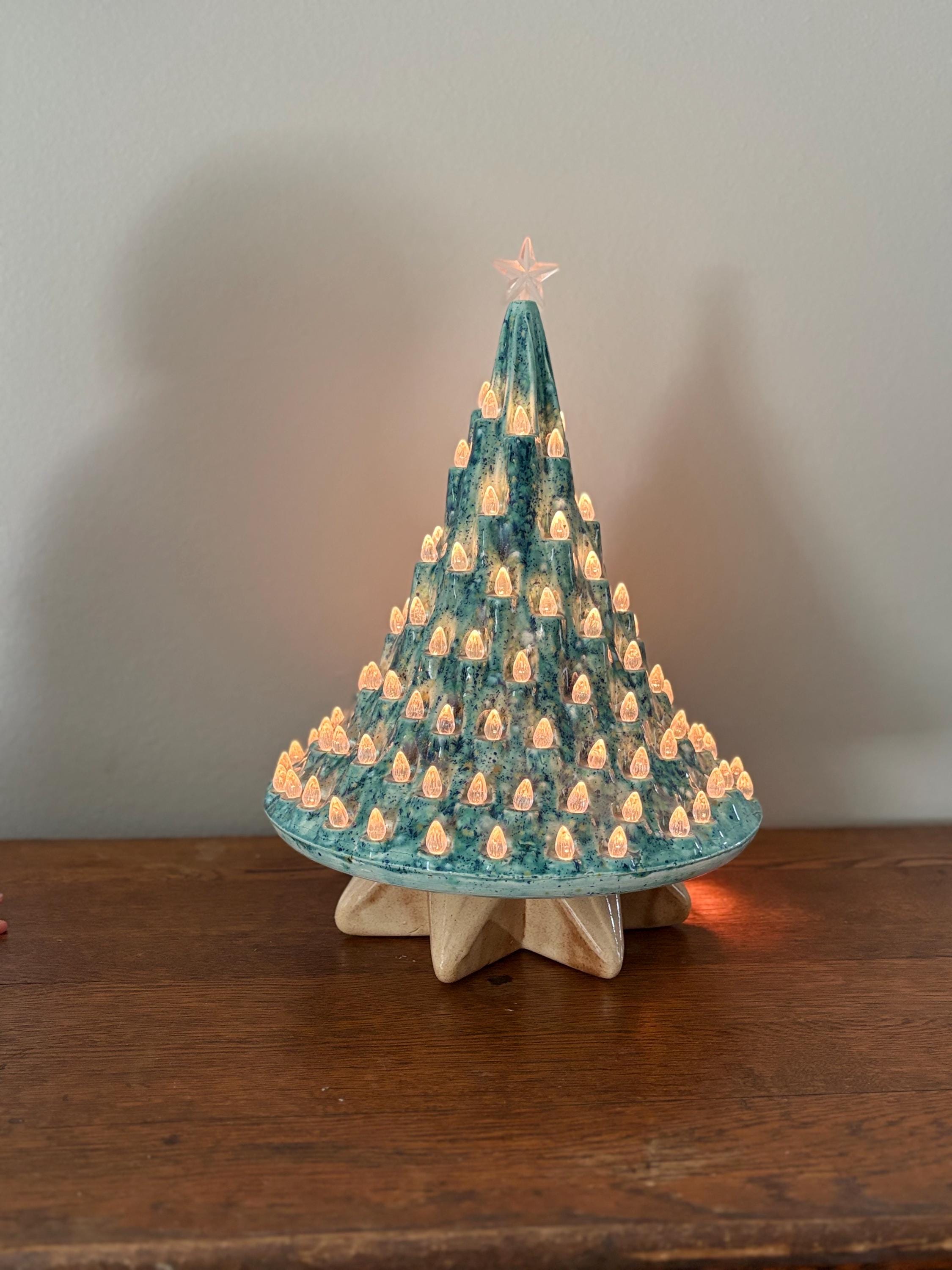 Vintage Ceramic Minx Christmas Tree 16 In - Etsy