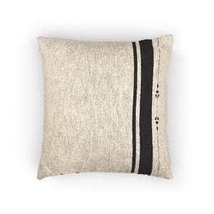Elegante almohada tejida, moderna decoración para el hogar, cojín chic, textil hecho a mano, regalo acogedor para la sala de estar.