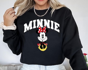 Disney Crewneck Sweatshirt, Vintage Minnie Sweatshirt, Disneyland Shirt, Family Disney Shirt, Group Disney Shirt, Disney Trips Sweatshirt