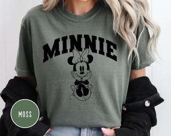 Vintage Minnie Comfort Colors Shirt, Disneyland Shirt, Disney Crewneck Sweatshirt, Family Disney Shirt,Group Disney Shirt,Disney Trips Shirt