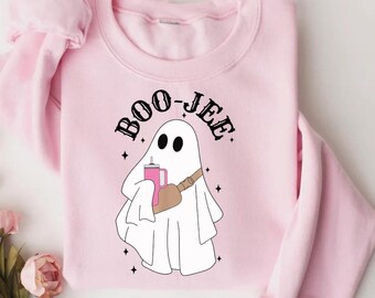 Halloween Ghost Sweatshirt, Boo Jee Shirt, Spooky Ghost Tee,Spooky Season Ghost Shirt, Cute Ghost Shirt, Halloween Gift,Halloween Cute Shirt