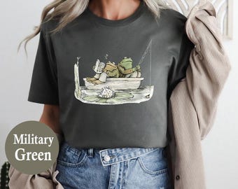 Frog And Toad Shirt, Vintage Classic Book Shirt, Frog Shirt, Book Lover Gift, Retro Frogs Shirt, Frog and Toad Shirt, Vintage Book Shirt