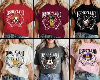 Vintage Disneyland Halloween All Characters Shirt, Mickey And Friends Halloween Shirt, Disney Family Halloween Shirt, Halloween Party Shirt