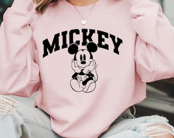 Vintage Mickey Sweatshirt, Disneyland Shirt, Disney Crewneck Sweatshirt, Family Disney Shirt, Group Disney Shirt, Disney Trips Sweatshirt