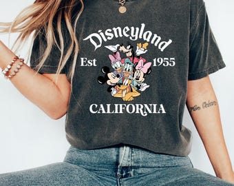 Comfort Colors Retro Disneyland California Shirt,Disneyland California Shirt, Disneyland Est. 1955 Tee, Disneyworld Shirt, Disney Gift Shirt