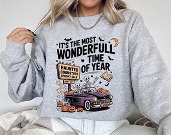 It's the Most Wonderful Time of the Year Halloween Sweatshirt, Halloween shirt, Vintage Halloween T-Shirt, Wonderful Time of the Year Shirt