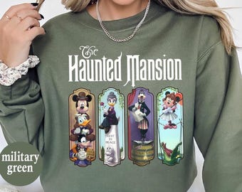 Disney Halloween Haunted Mansion Shirt, Mickey and Friends Halloween Shirt, Mickey's Not So Scary Halloween Party, Carton Team Scary Shirt