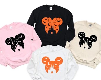 Disney Halloween Sweatshirt,Halloween Sweatshirt, Disney Shirt, Disney Matching Sweatshirt, Disney Trip Shirts, Halloween Matching Shirts