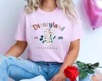 Retro Mickey And Friends Disneyland Est 1955 Sweatshirt, 2025 Family Vacation Shirt, Disneyland Shirt, Magic Kingdom, Disney Sweatshirt