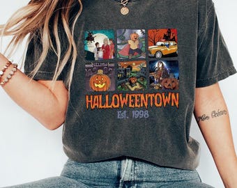Comfort Colors Halloweentown 1998 Shirt,Pumpkin Halloween Shirt,Halloweentown Shirt,Spooky Season Shirt,Halloween Gift, Halloween Sweatshirt