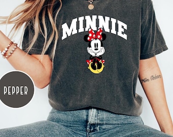 Comfort Colors Disney Shirt, Vintage Minnie Sweatshirt, Disneyland Shirt, Family Disney Shirt, Group Disney Shirt, Disney Trips Shirt,Minnie