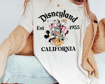 Retro Disneyland California Shirt,Disneyland California Shirt,Disneyland Est. 1955 Tee, Disneyworld Shirt,Disney Shirt, Youth Shirt, Toddler