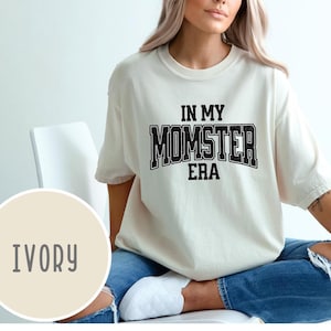 Comfort Colors In My Momster Era Shirt, Momster Halloween Crewneck, Halloween Shirt, Mom Fall Shirt, Momster In My Era, Spooky Mama Shirt