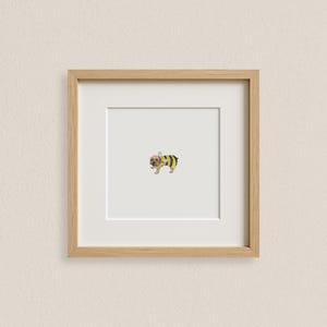 Custom Pet Portrait, Tiny Hand-Painted from Photo, Mini Personalized Pet Illustration Hand Drawn, Mini Fine Art Original Pet Portrait