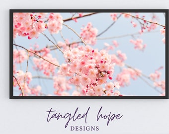 Spring Blossoms Samsung Frame TV | Flowers Frame Tv | Digital Frame Tv Art | Spring Digital Download Frame TV Art | Spring Art |