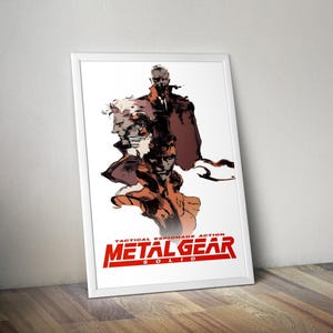 Metal Gear Solid 1 Poster - Etsy