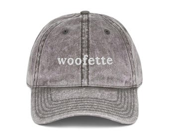 Bonnet woofette brodé, casquette vintage réglable, cadeau pour amoureux des animaux de compagnie, cadeaux pour propriétaires de chien, cadeau pour femme maman grand-mère, cadeau pour parent de chien