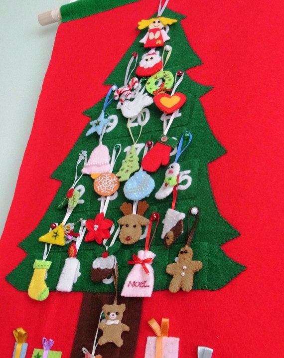 Felt Christmas Advent Calendar No.18 PDF Pattern - Etsy