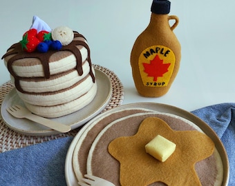 Felt Pancake Set  -no.40-  PDF pattern