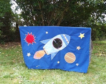 Space Table Playhouse and Rocket Cushion no.20 ---PDF pattern ---