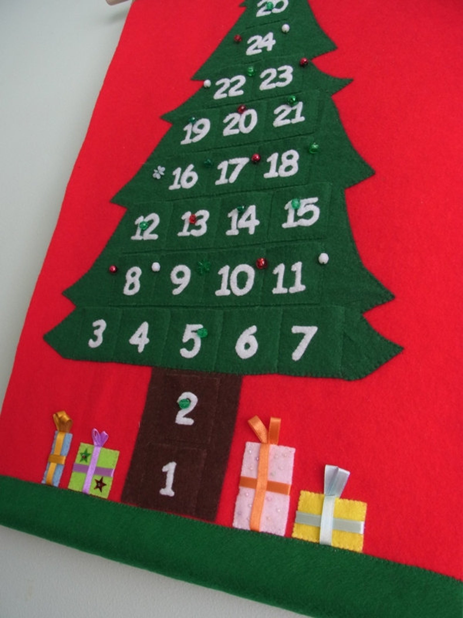 Felt Christmas Advent Calendar No.18 PDF Pattern (Instant Download) Etsy