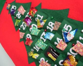 Felt Christmas advent calendar no.18 PDF pattern