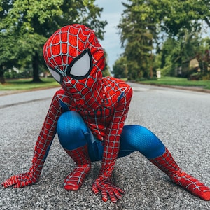Superhero Suit for Boys - Kids Superhero Suit - Toddler Superhero Suit - Kids Superhero Set - Halloween Superhero Jumpsuit - Removable Mask