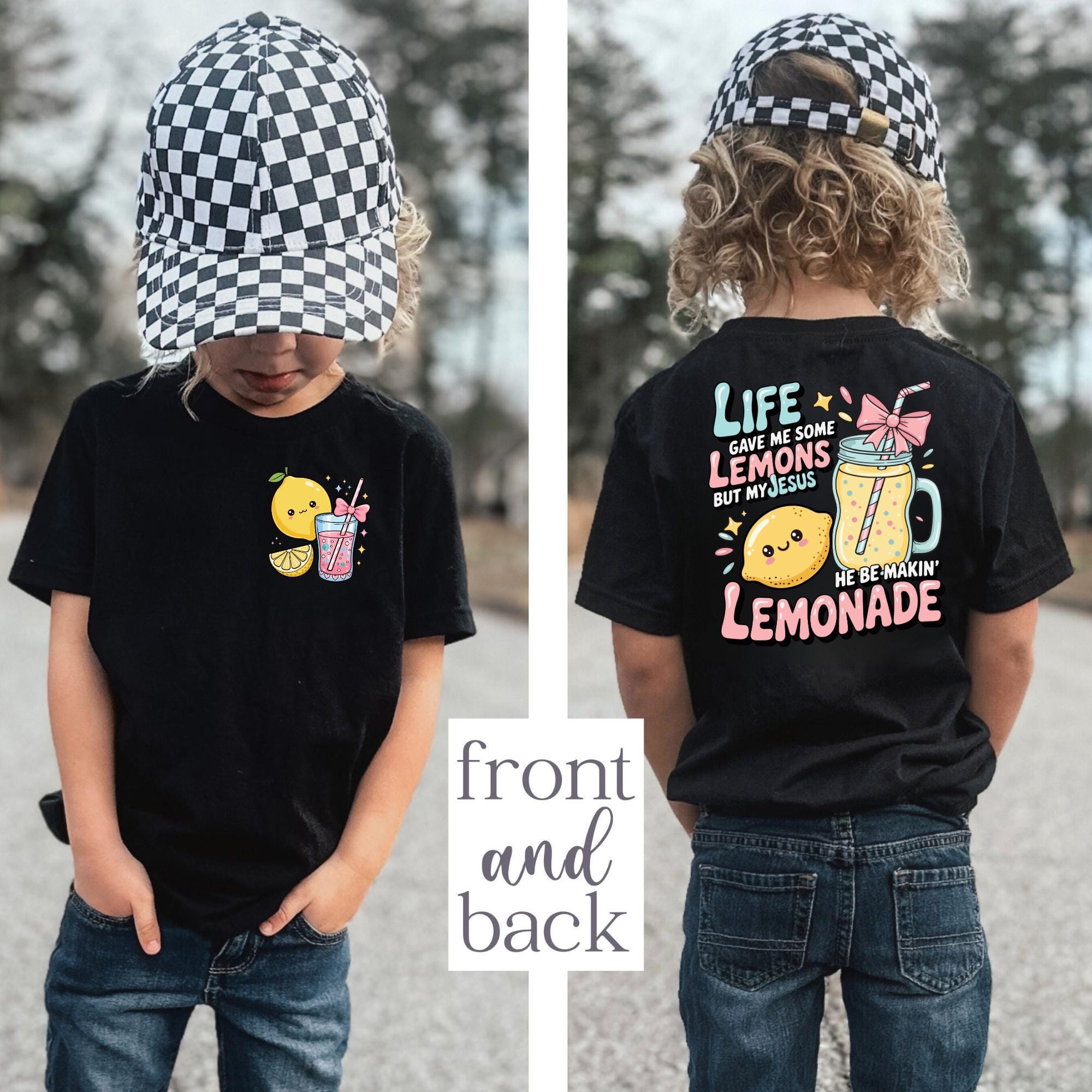 Life Gave Me Lemons Shirt, Cute Lemonade Graphic Shirt, He Be Makin’ Lemonade Hoodie Sweatshirt, Faith Quote Youth Crew, Child of God Shirt