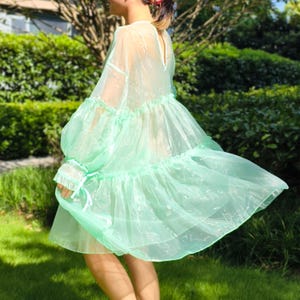 etsy mint green dress Mint Green Dress Y2k