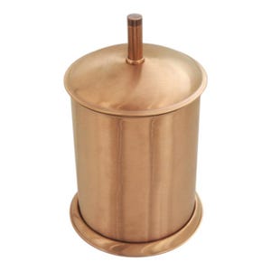 Brass Waste Bin, Luxury Trash Can, Round Brass Bin, Handmade Garbage Can, Modern Waste Basket for Elegant Interiors