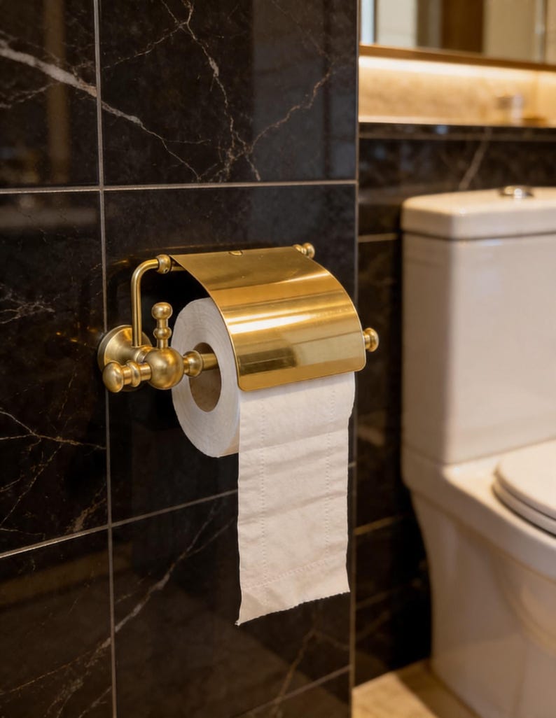 BronzeBagno Toilet Paper Holder - Thumbnail 3