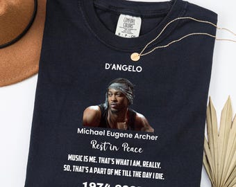 Trend Gift D'Angelo Memorial Tee: Vintage Soul R&B Shirt, Comfort Colors