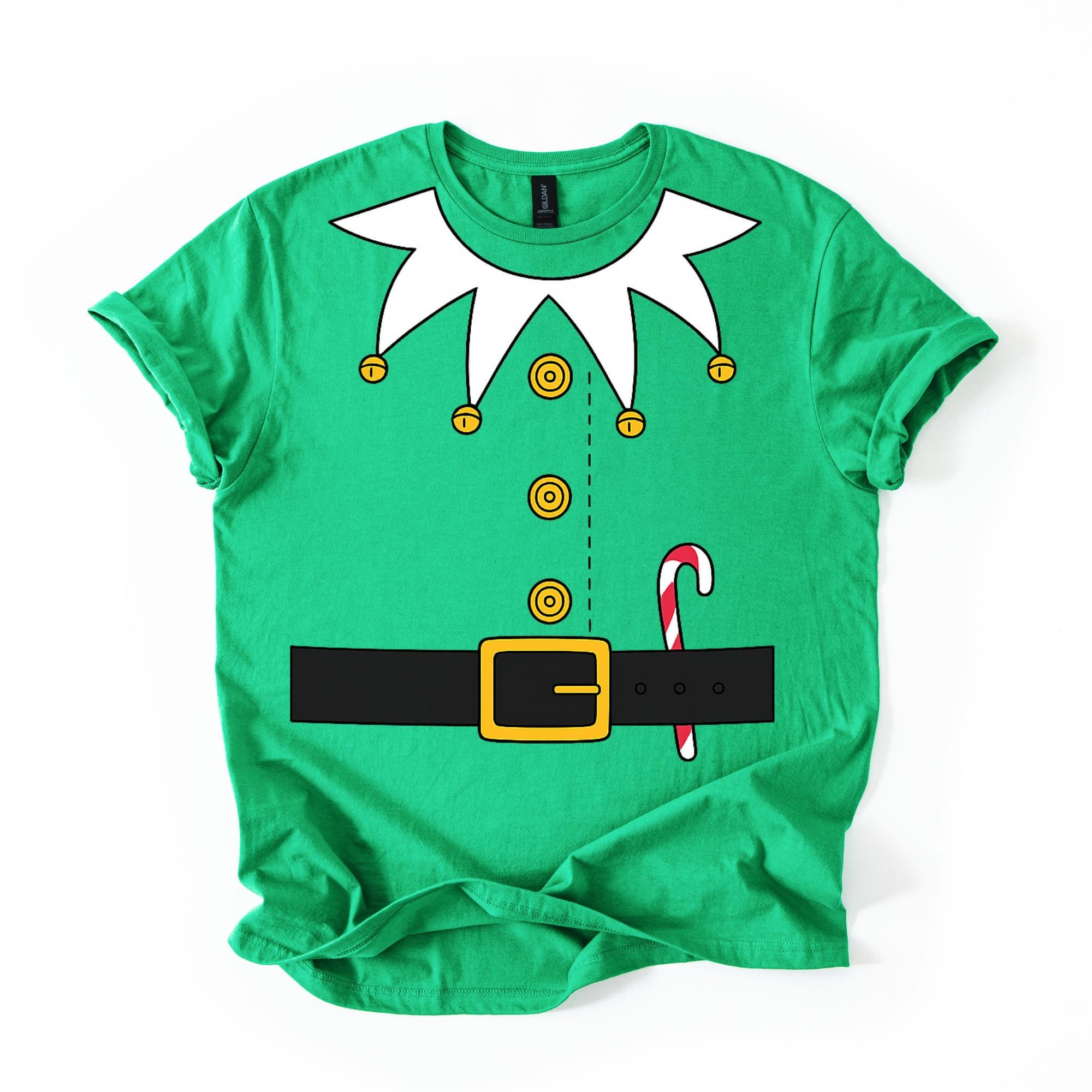 Weihnachts Elf Kostüm Unisex – Fancy Dress Outfit Mit Hut – Für Karneval & Partys (Größe 160)