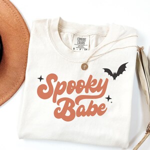 New Halloween Ghost Comfort Colors Shirt, Cute Ghost Shirt, Womens Halloween Shirt, Cute Fall Shirt, Spooky Season Shirt, Gift For Halloween