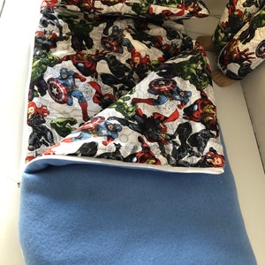 White Avenger Doll Sleeping Bag for any size Doll