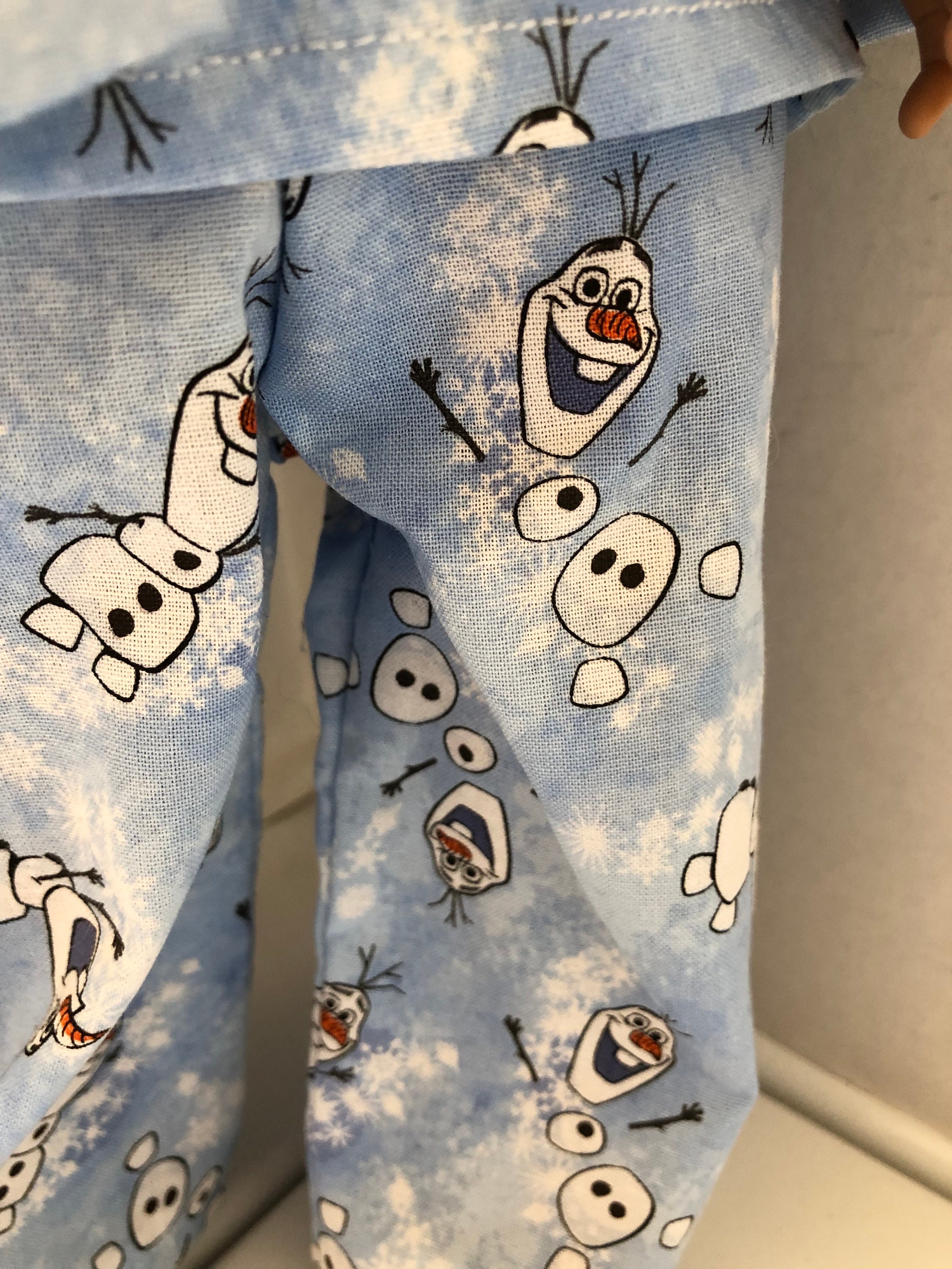 Olaf Pajamas for 15 or 18 Doll Free Shipping Etsy Canada