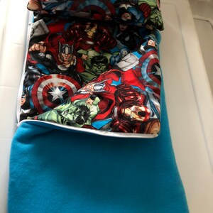 Avenger Doll Sleeping Bag for any size Doll